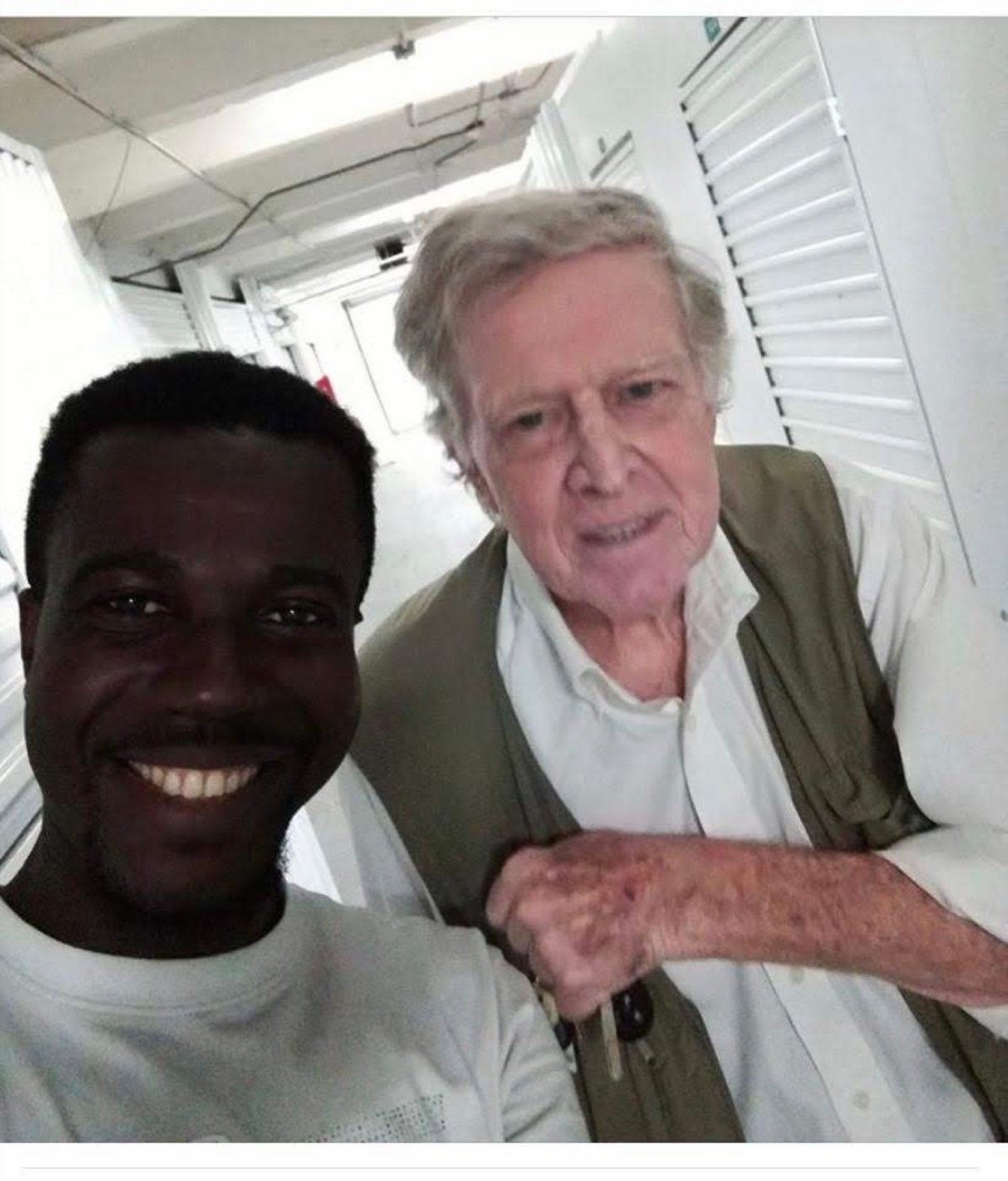 A caregiver and client together